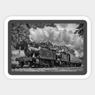 Two GWR Prairies - Black and White Sticker